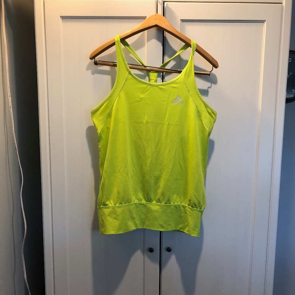 Adidas Tie-Back Workout Tank Top